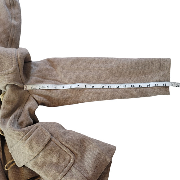 Boden Anthropologie Wool Hooded Pea Coat Women's Size 10 - Picture 7 of 13